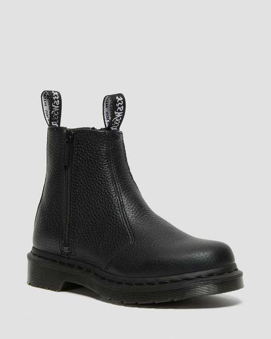 Botas Negras Dr. Martens 2976 With Zips Mujer Negros MX-80429